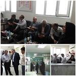 بازدیدتیم مدیریتی وزارتخانه ازبخشهای مختلف بیمارستان