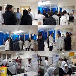 بازدید شبانه دکتر نادری ریاست شبکه ودکتر بیگلری ومدیر بیمارستان از بخشهای مختلف در تاریخ 97/11/15