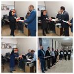 مراسم اعطای اعتبار نامه اعضا جدید  نظام پرستاری با حضور نماینده هیات نظارت و هیات اجرای شهرستان اسلام آباد غرب 1402/8/9