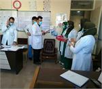 قدردانی کارشناسان مامایی مرکز ازپرستاران بیمارستان درهفته پرستار