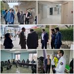 بازدید تیم بازرسی ویژه  نوروزی با حضور جناب مهندس صادق کریمی معاون توسعه مدیریت و منابع دانشگاه علوم پزشکی کرمانشاه و....از