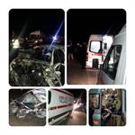 گزارش تصادف رخ به رخ خودروی ۲۰۶ و ۲۰۷ در محور حمیل به اسلام آبادغرب.۶مصدوم و ۳فوتی1401/02/08