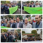 حضور پر شور پرسنل شبکه بهداشت و درمان شهرستان در راهپیمایی سیزده آبان سالروز تسخیر لانه جاسوسی روز مبارزه با استکبار جهانی