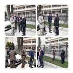 بازدید مدیر شبکه بهداشت ودرمان، حراست ،مدیر بیمارستان از جایگاه چیلر بیمارستان ودستور کامل کردن پروژه 1401/01/06